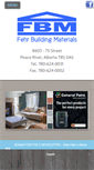 Mobile Screenshot of fehrbuildingmaterials.com